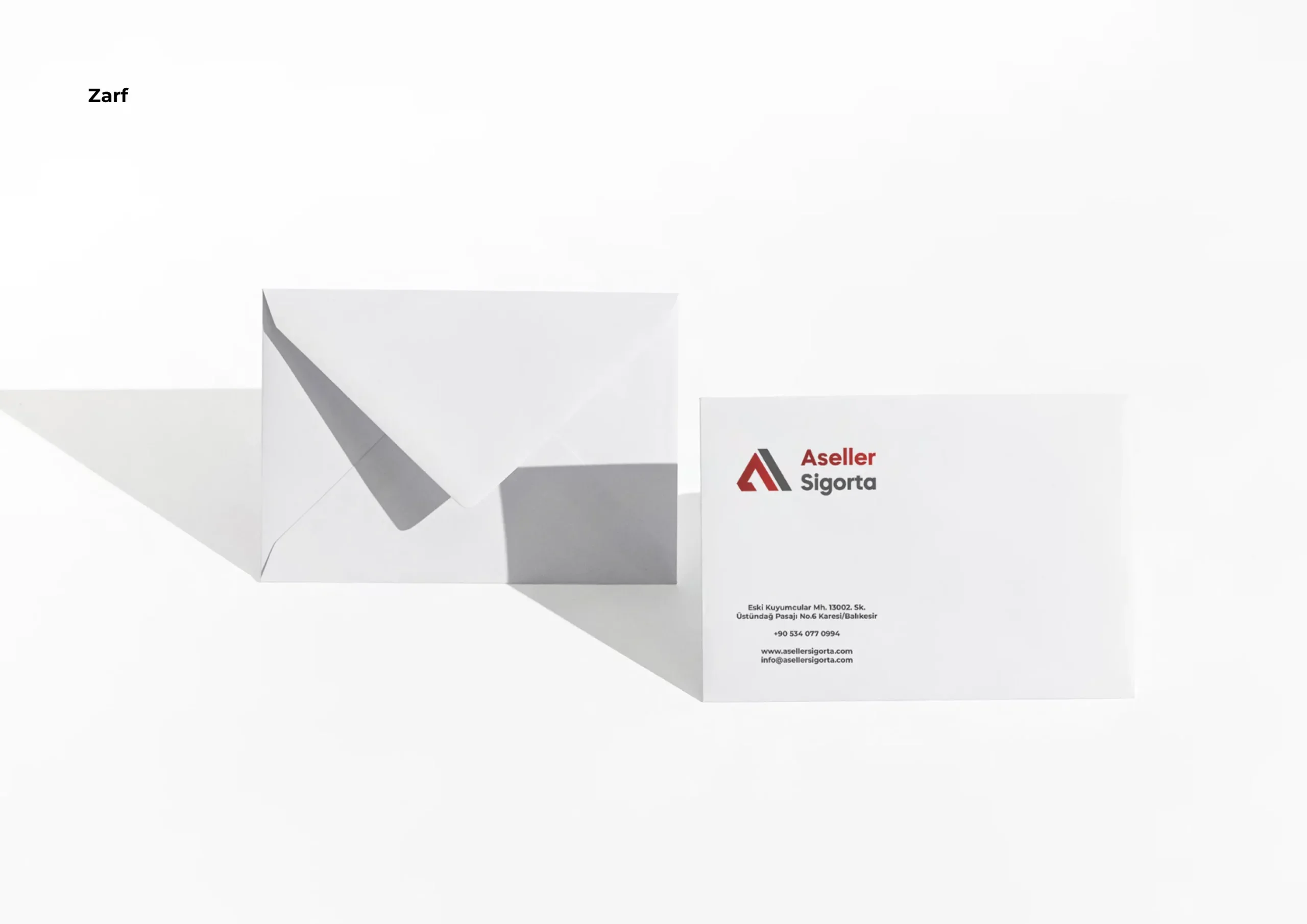Aseller Sigorta Zarf Tasarımı