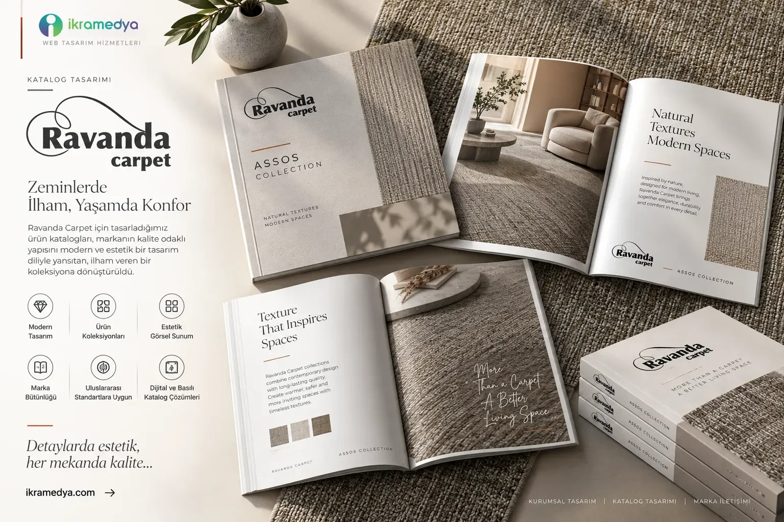 Ravanda Carpet Kurumsal Katalog Tasarımı